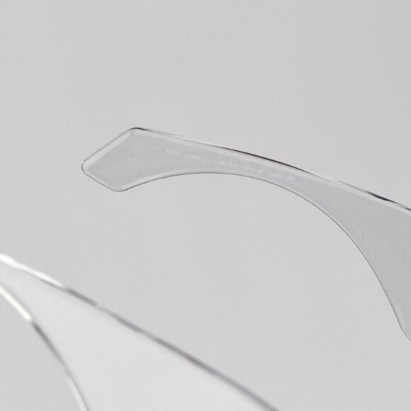 Versace VE4489U 148/8V Transparent Rectangle Sunglasses Silver Mirror Unisex main image 9
